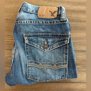 American Eagle Outfitters Blue Bootcut Jeans Size 30x28‎